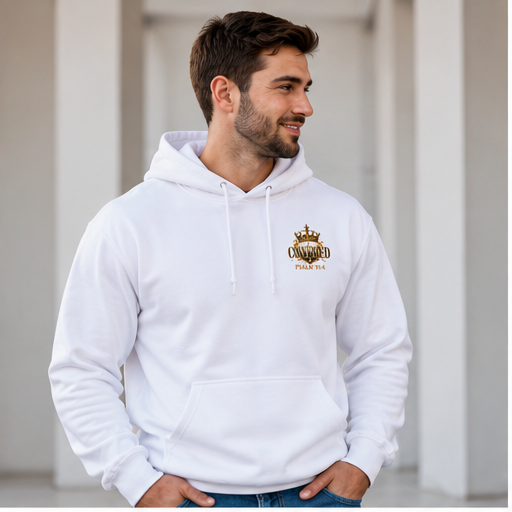 Covered “Under His Wings” Hoodie | Psalm 91:4 Christian Heavyweight Hoodie