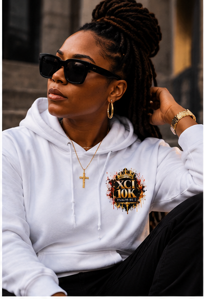 10K “Not Nigh Thee” Hoodie | Psalm 91:7 Christian Heavyweight Hoodie