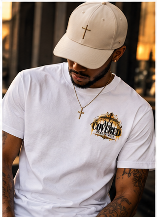 Covered “Under His Wings” Graphic Tee | Psalm 91:4 Christian T-Shirt
