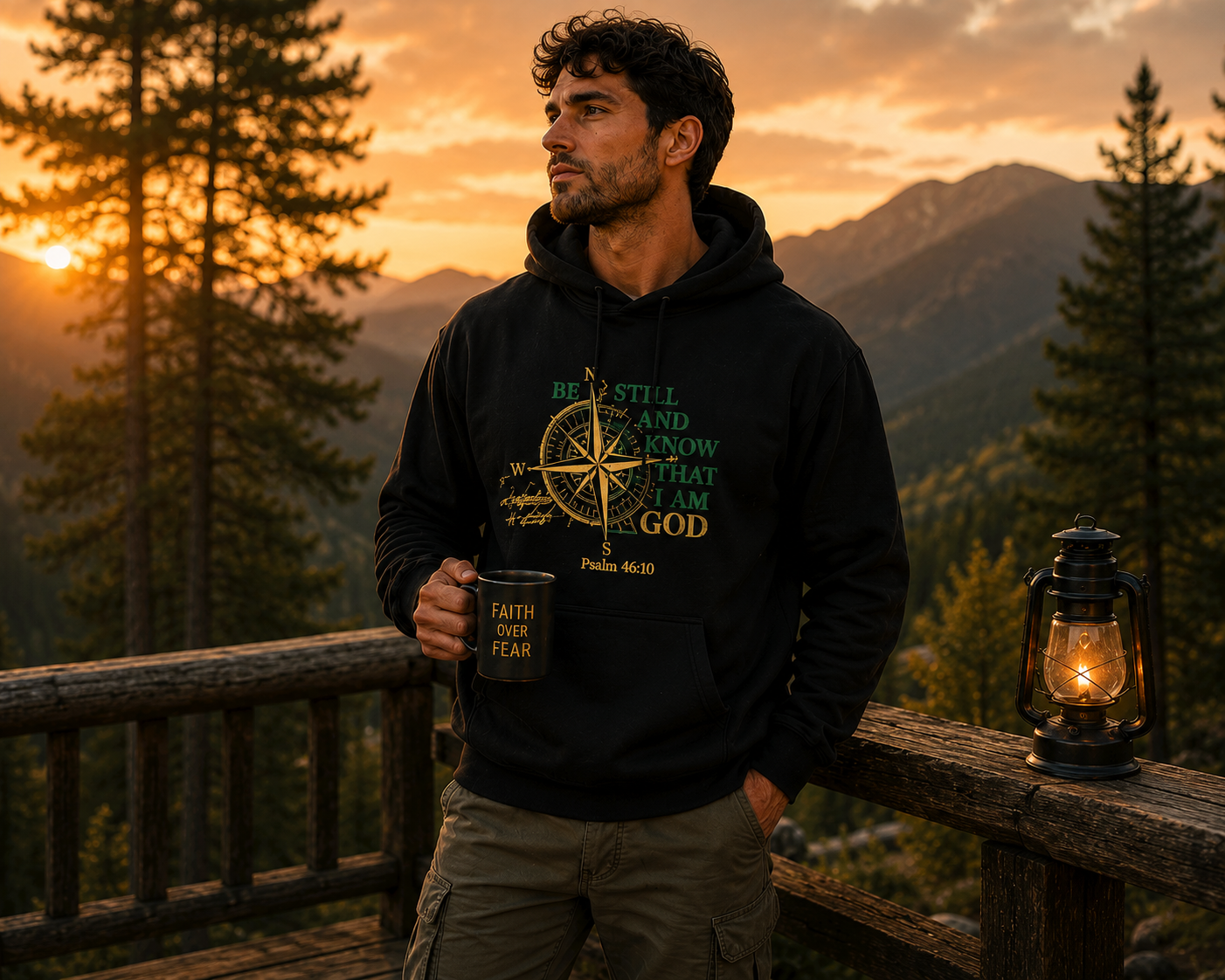 Sovereign Compass Hoodie | Christian Heavyweight Hoodie