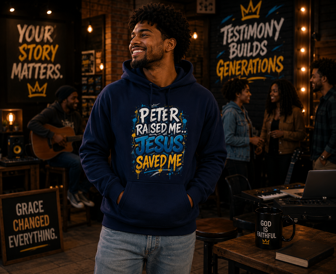 The Testimony Graphic Hoodie | Christian Heavyweight Hoodie