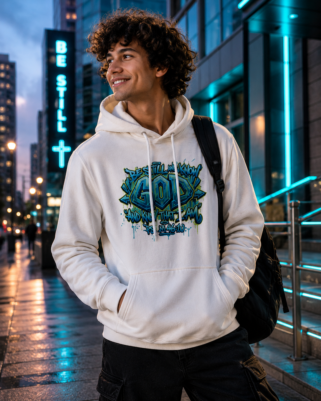 Neon Sanctuary Hoodie | Christian Heavyweight Hoodie