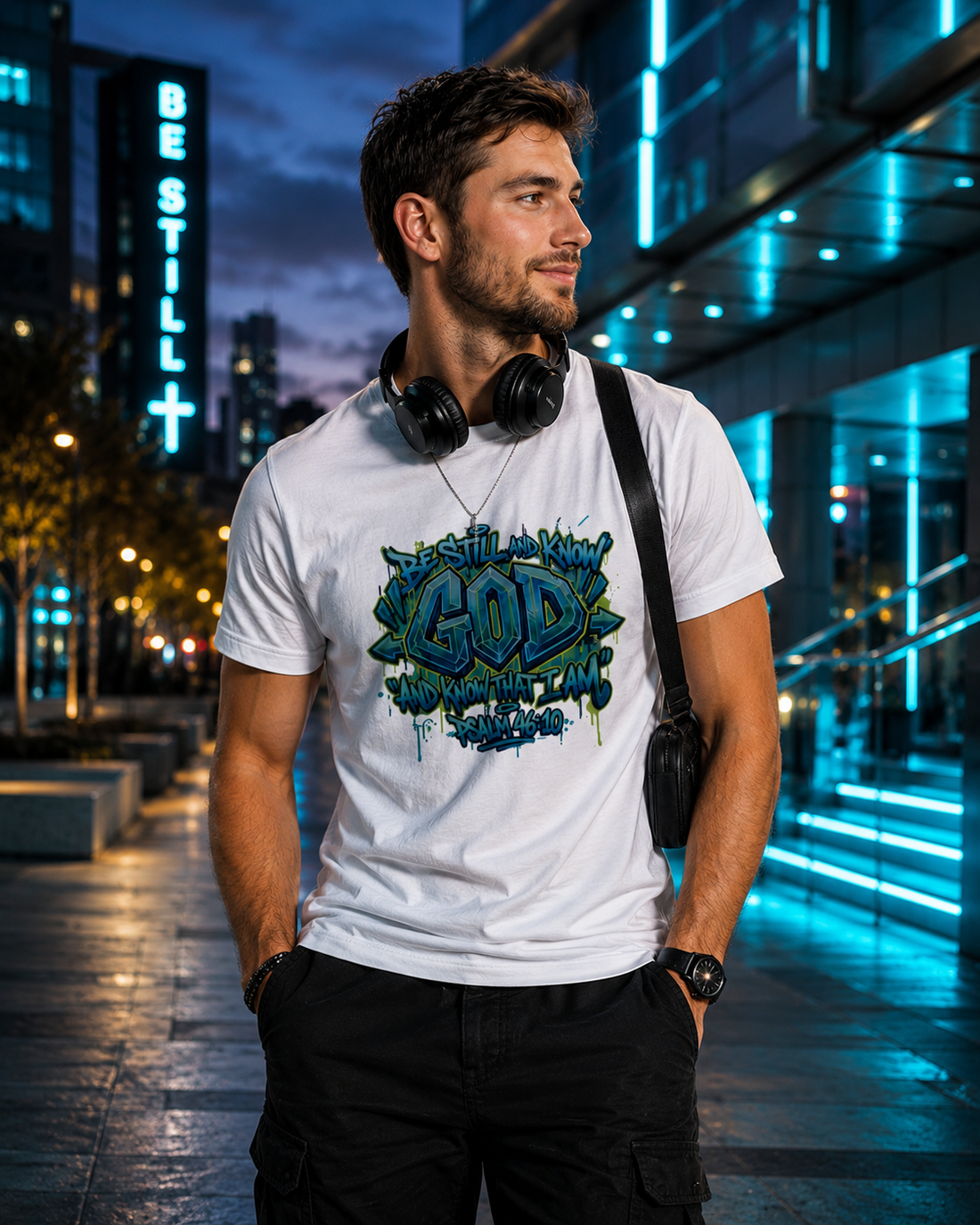 Neon Sanctuary Tee | Christian T-Shirt