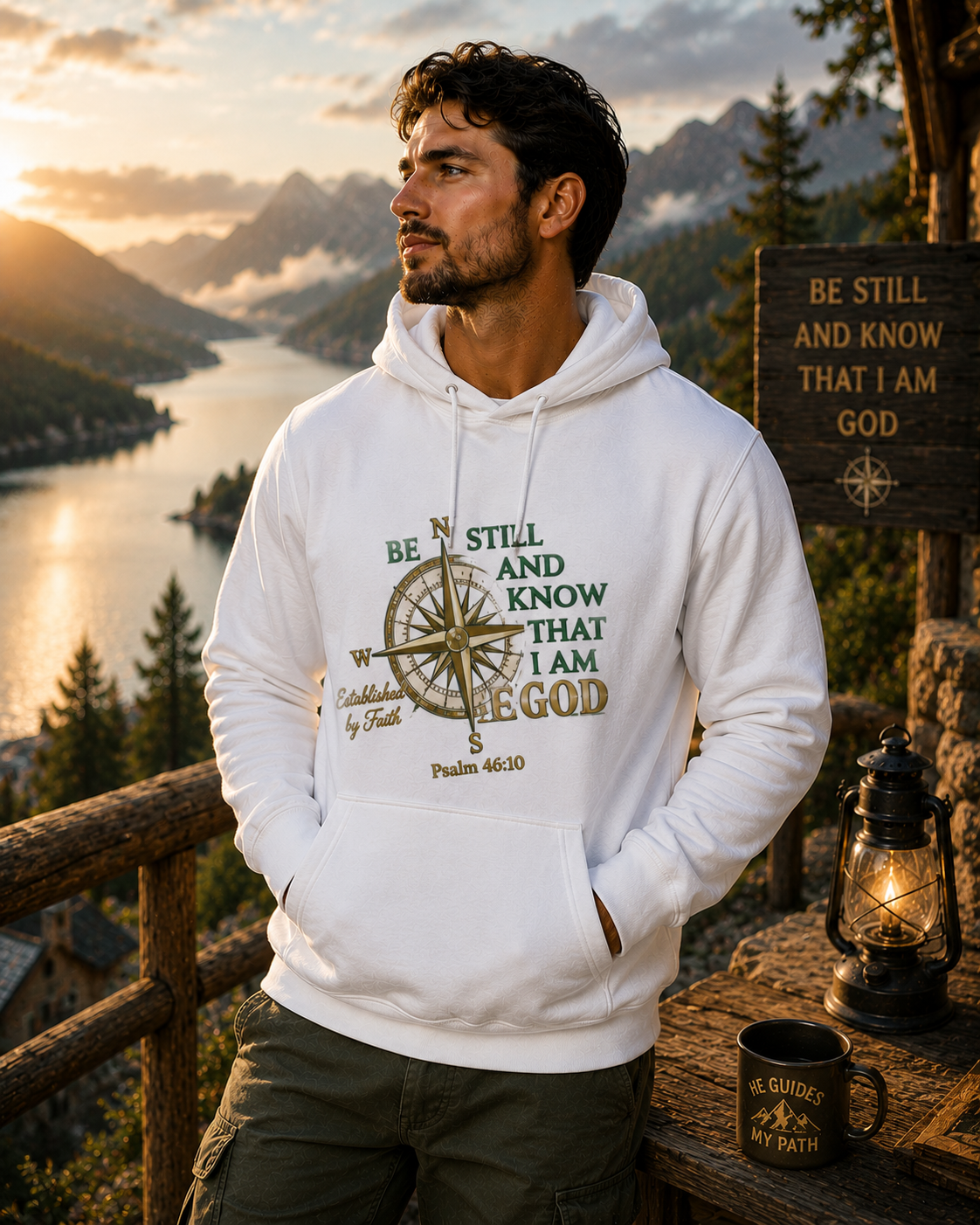 Sovereign Compass Hoodie | Christian Heavyweight Hoodie