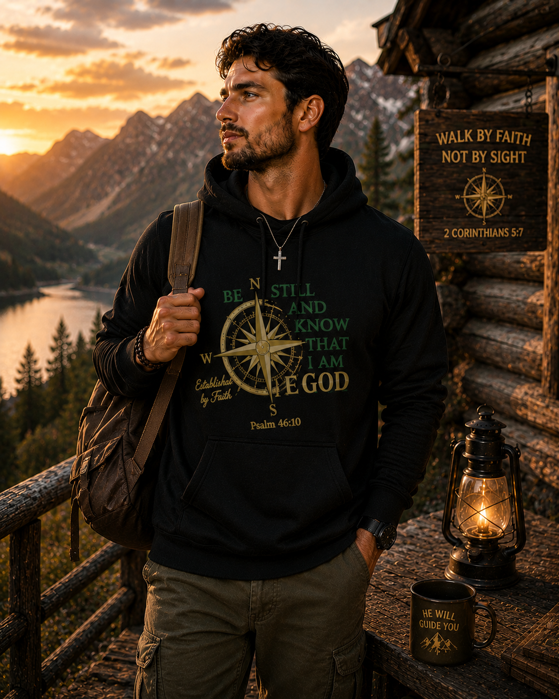 Sovereign Compass Hoodie | Christian Heavyweight Hoodie