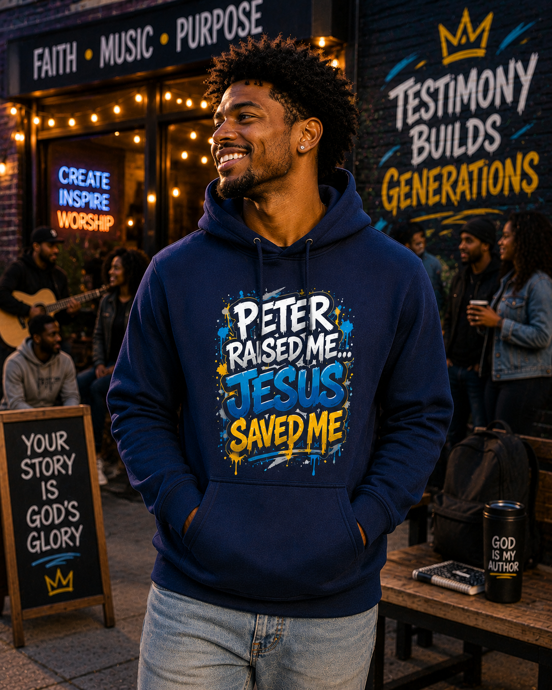 The Testimony Graphic Hoodie | Christian Heavyweight Hoodie