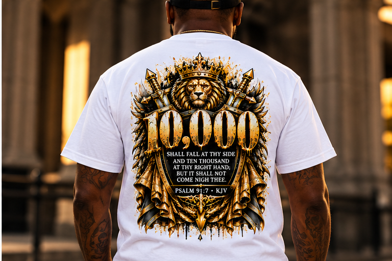 Covered Stand Protected Graphic Tee | Psalm 91 Christian T-Shirt